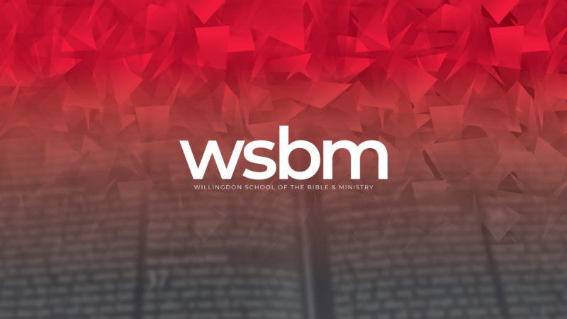 WSBM header (Willingdon School of Bible & Ministry)