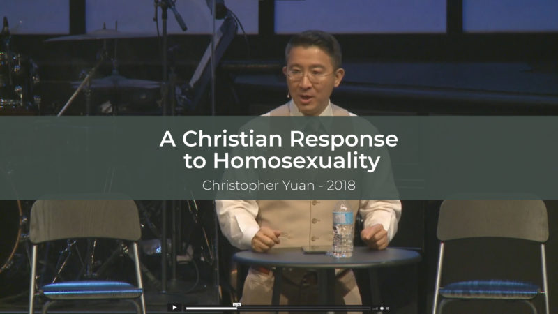 A Christian Response to Homosexuality