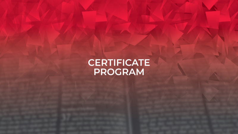WSBM - Certificate Program