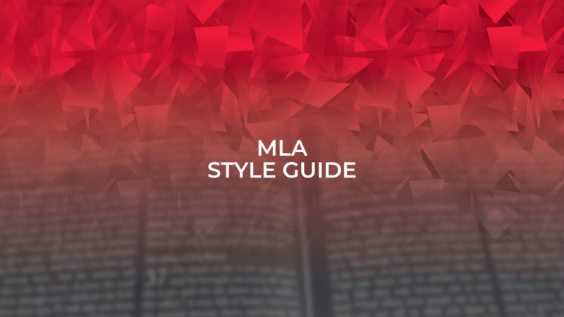 WSBM - MLA Style Guide