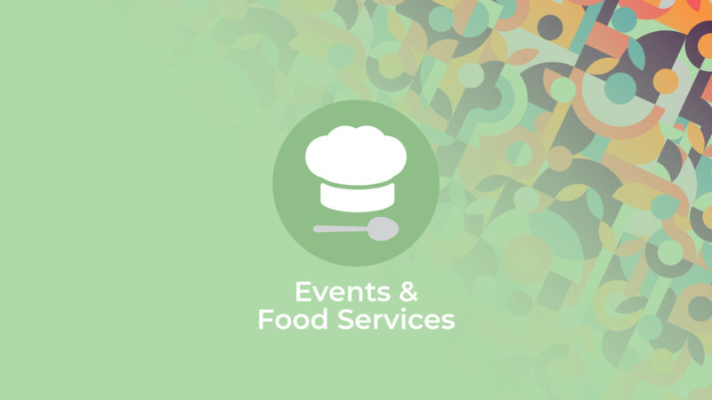 Events and Food Services Graphic
